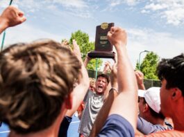 Wallace State men’s tennis caps undefeated season with first national title since 1996